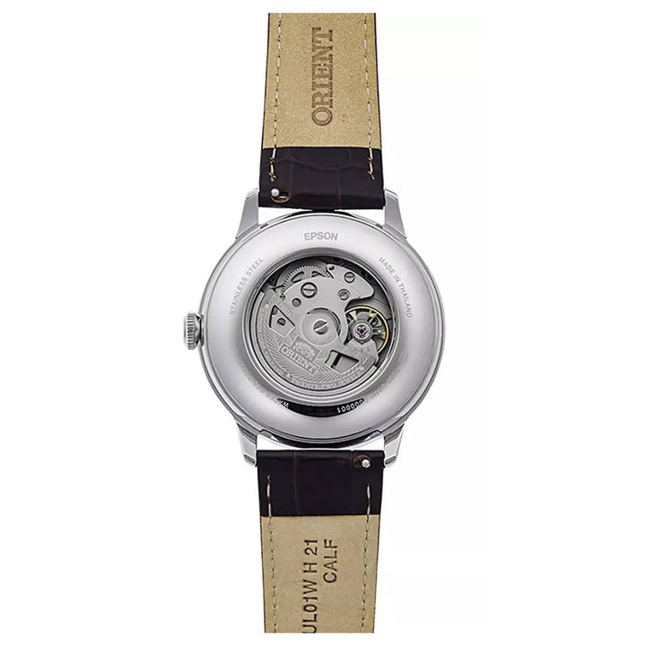 Orient RA-AK0807R30B Mechanical Classic Watch, Leather Strap Wristwatch