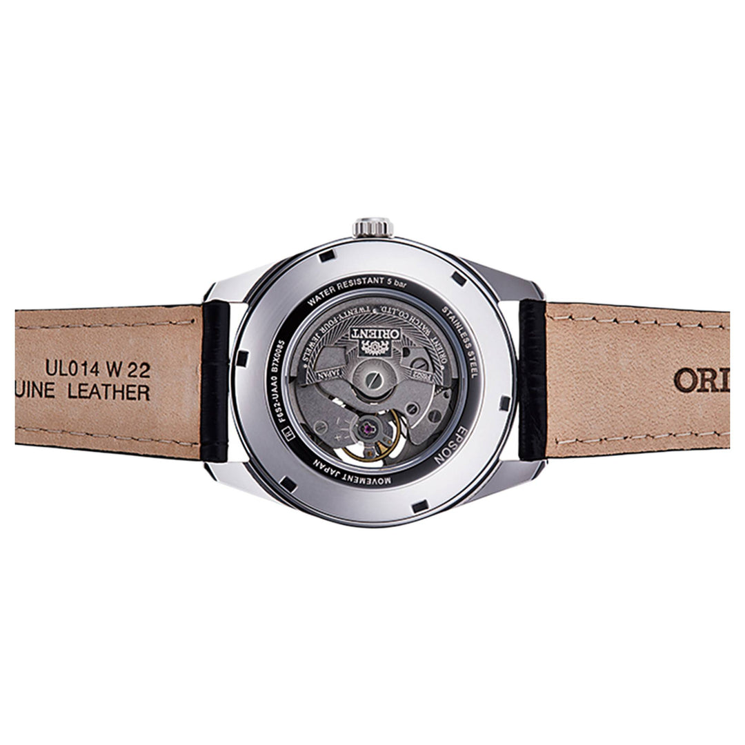 Orient RA-AR0004S30B Contemporary Open Heart Silver Dial Automatic Wristwatch