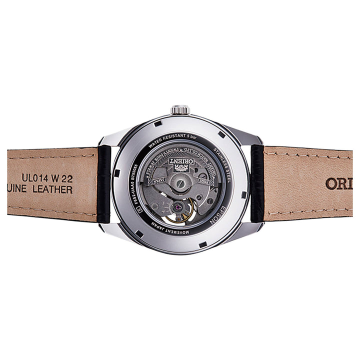 Orient RA-AR0004S30B Contemporary Open Heart Silver Dial Automatic Wristwatch