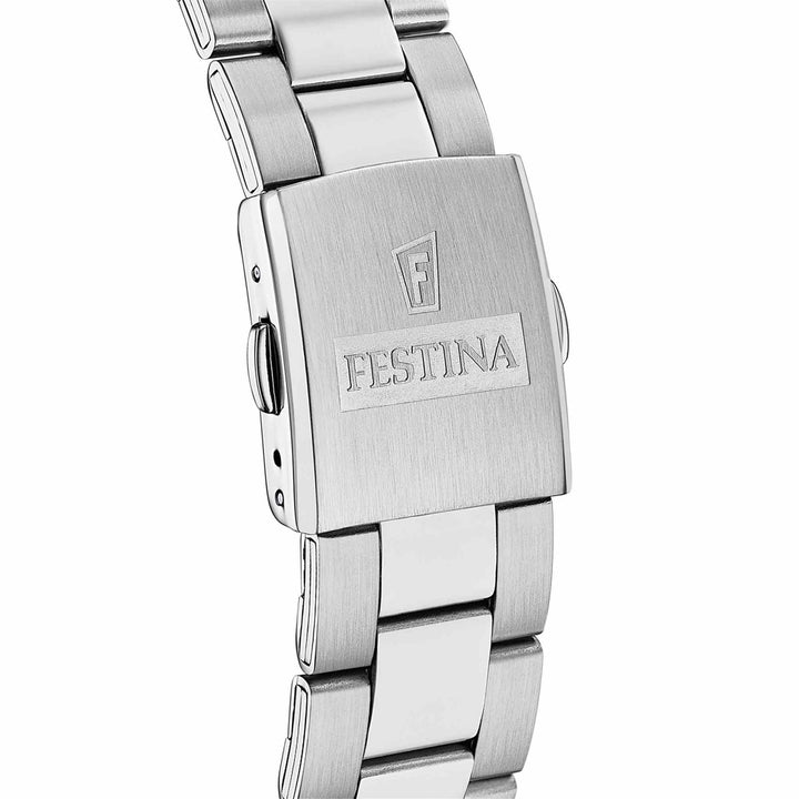 Festina F16820/R Men's Green Dial Chronograph Wristwatch - H S Johnson