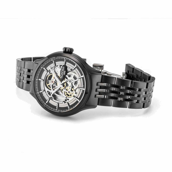 Roamer 101984 45 85 10 Competence Skeleton IV Automatic Wristwatch - H S Johnson
