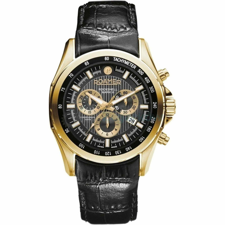 Roamer 220837 48 55 02 Rockshell Mark III Chronograph Wristwatch - H S Johnson