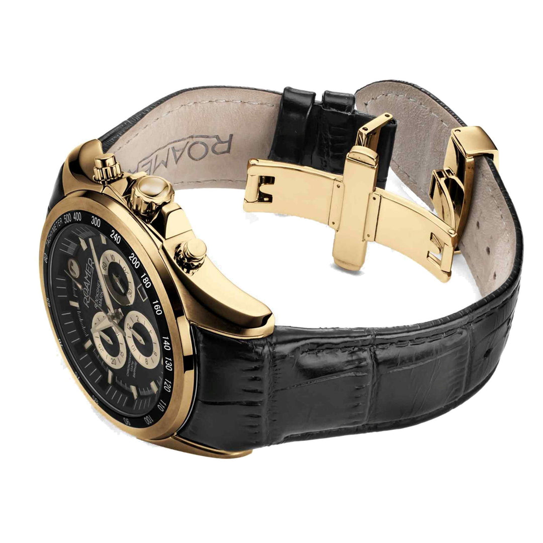 Roamer 220837 48 55 02 Rockshell Mark III Chronograph Wristwatch - H S Johnson