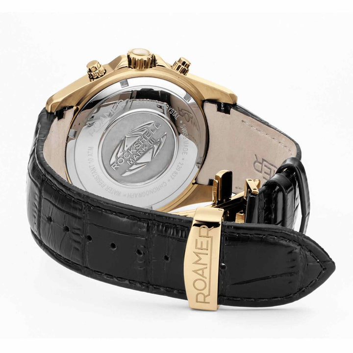 Roamer 220837 48 55 02 Rockshell Mark III Chronograph Wristwatch - H S Johnson
