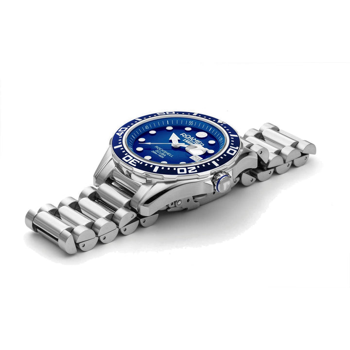 Roamer 220858 41 45 50 Rockshell Mark III Scuba Blue Dial Wristwatch - H S Johnson