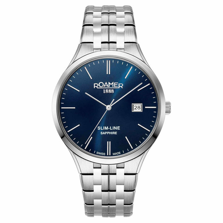 Roamer 512833 41 45 20 Men's Slim Line Classic Wristwatch - H S Johnson