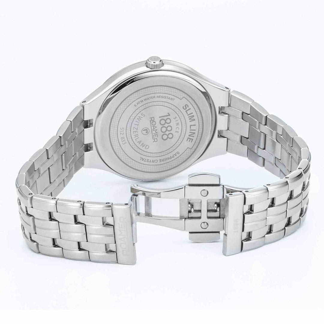 Roamer 512833 41 55 20 Men's Slim Line Classic Wristwatch - H S Johnson