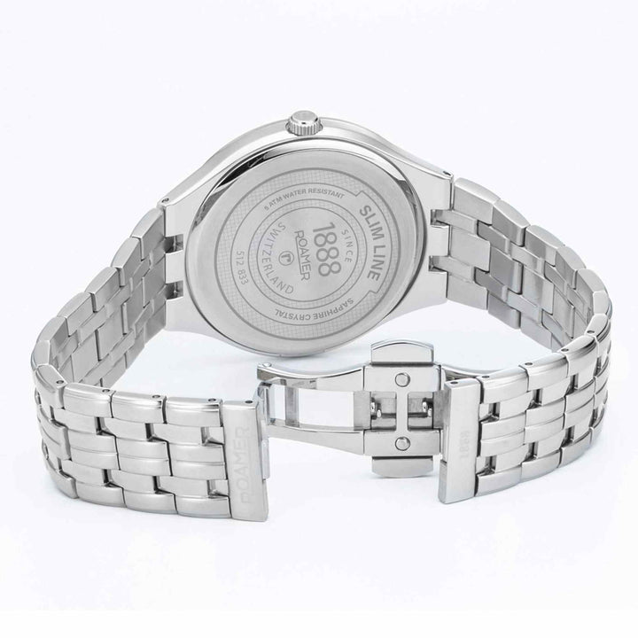 Roamer 512833 41 55 20 Men's Slim Line Classic Wristwatch - H S Johnson