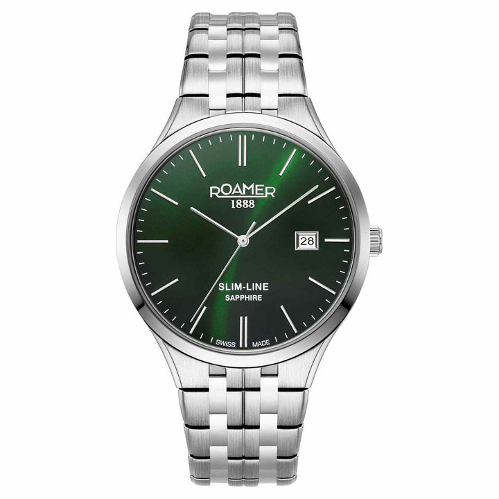 Roamer 512833 41 75 20 Men's Slim Line Classic Wristwatch - H S Johnson