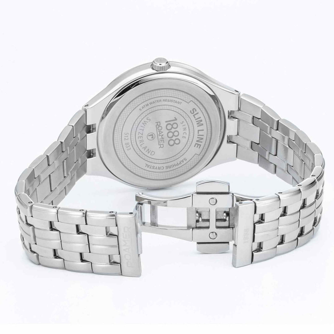 Roamer 512833 41 75 20 Men's Slim Line Classic Wristwatch - H S Johnson
