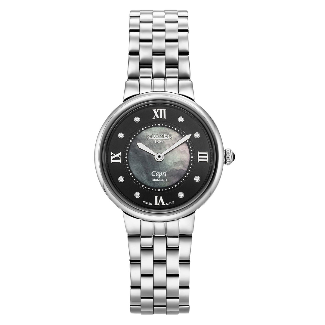 Roamer 859845 41 59 50 Women's Capri Diamond Steel Bracelet Wristwatch - H S Johnson