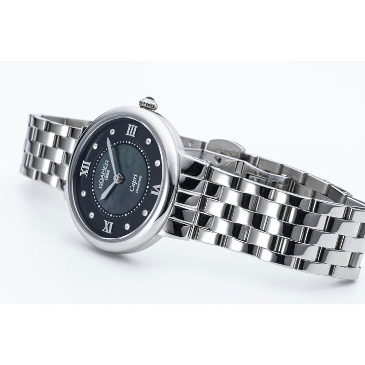 Roamer 859845 41 59 50 Women's Capri Diamond Steel Bracelet Wristwatch - H S Johnson