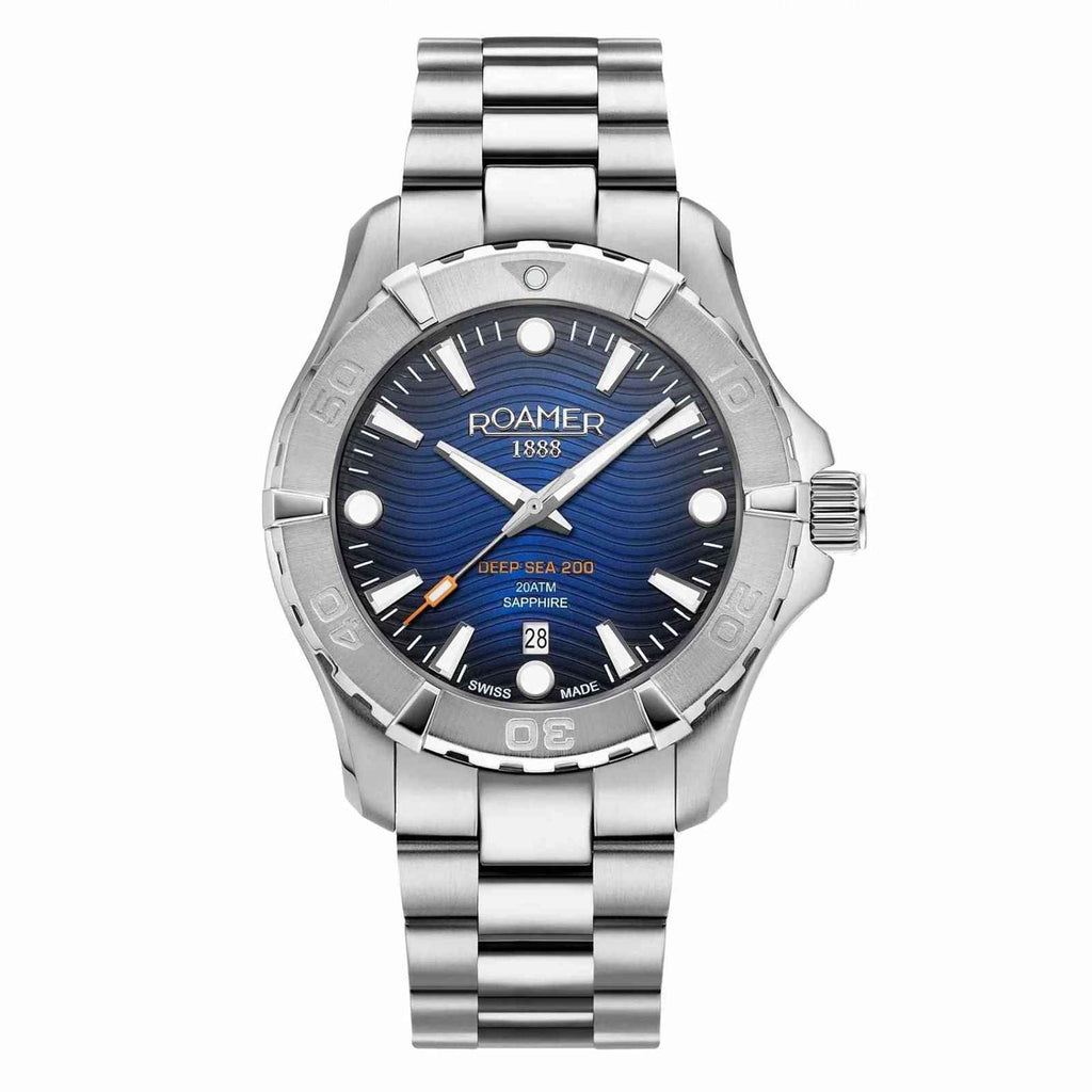 41 45 70 Deep Sea 200 Steel Bracelet Watch