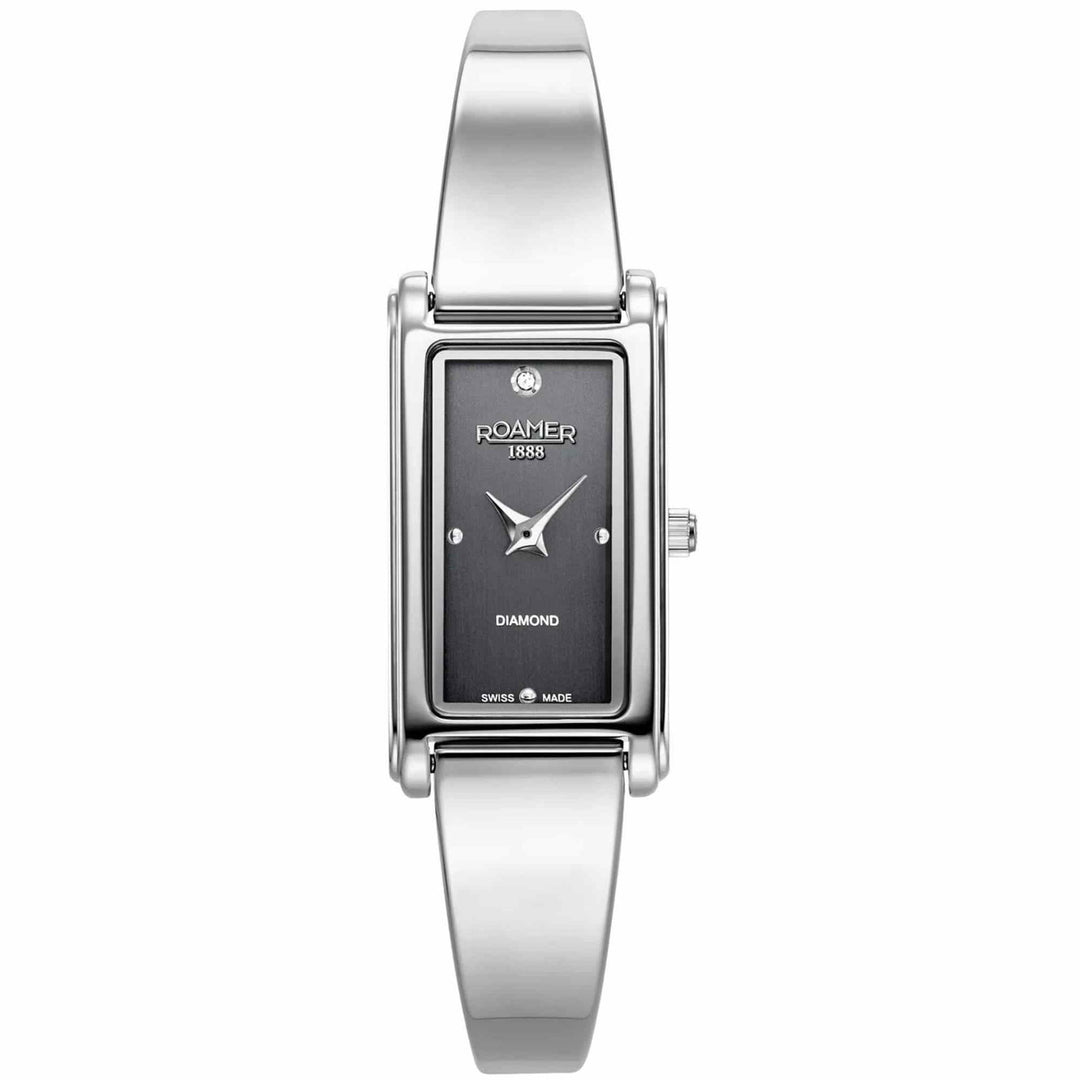 Roamer 866845 41 55 20 Elegance Diamond Silver Tone Wristwatch - H S Johnson