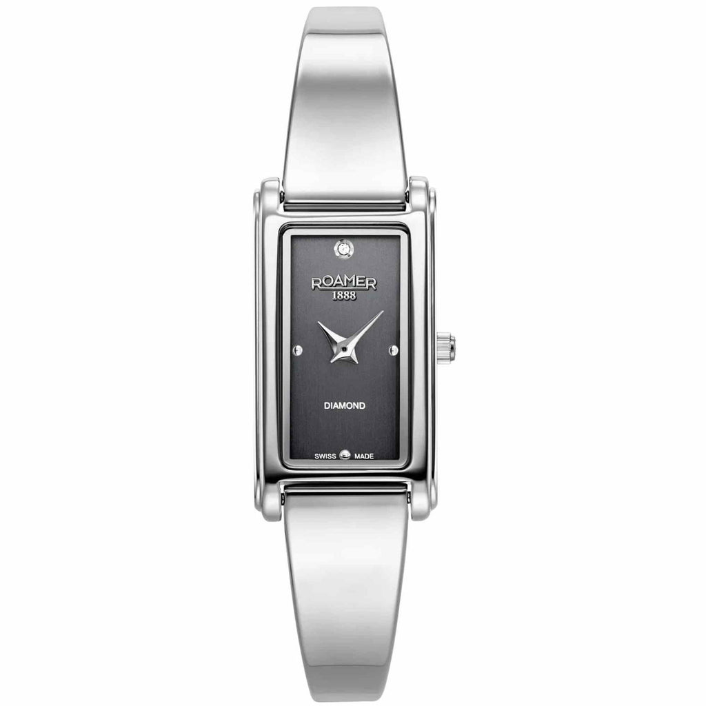 Roamer 866845 41 55 20 Elegance Diamond Silver Tone Watch