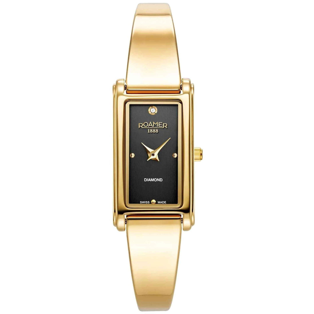 Roamer 866845 48 55 20 Elegance Diamond Gold Tone Wristwatch - H S Johnson