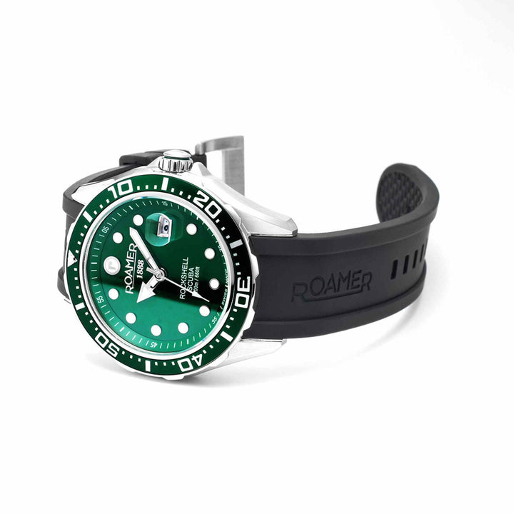 Roamer 867833 41 75 02 Men's Rockshell Mark III Scuba Silicone Wristwatch - H S Johnson