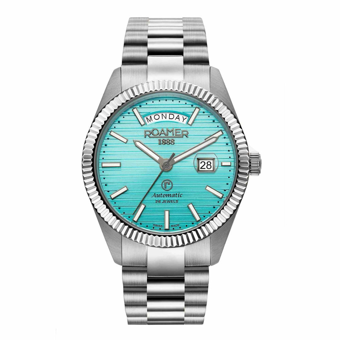 Roamer 981666 41 05 50 Men's Primeline DayDate II Wristwatch - H S Johnson