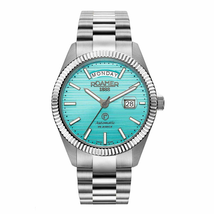 Roamer 981666 41 05 50 Men's Primeline DayDate II Wristwatch - H S Johnson