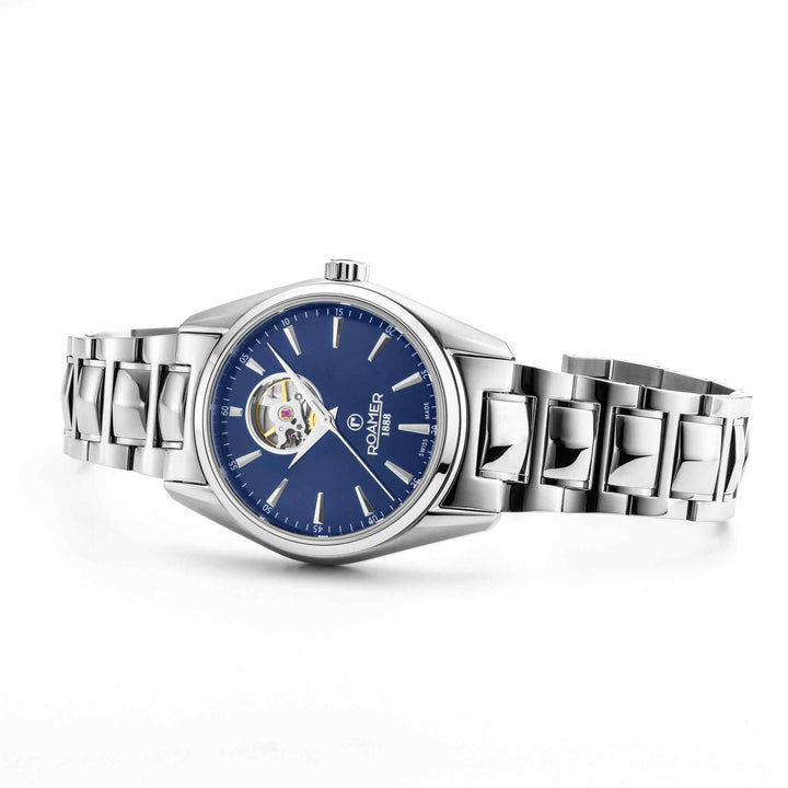 Roamer 984985 41 45 20 Searock Master Blue Automatic Wristwatch - H S Johnson