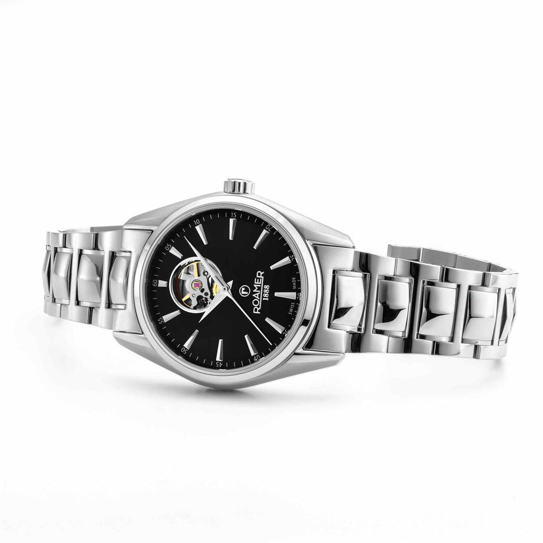 Roamer 984985 41 85 20 Searock Master Black Automatic Wristwatch - H S Johnson