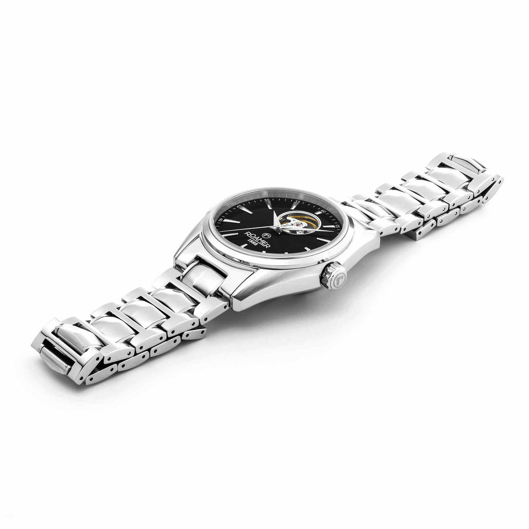 Roamer 984985 41 85 20 Searock Master Black Automatic Wristwatch - H S Johnson