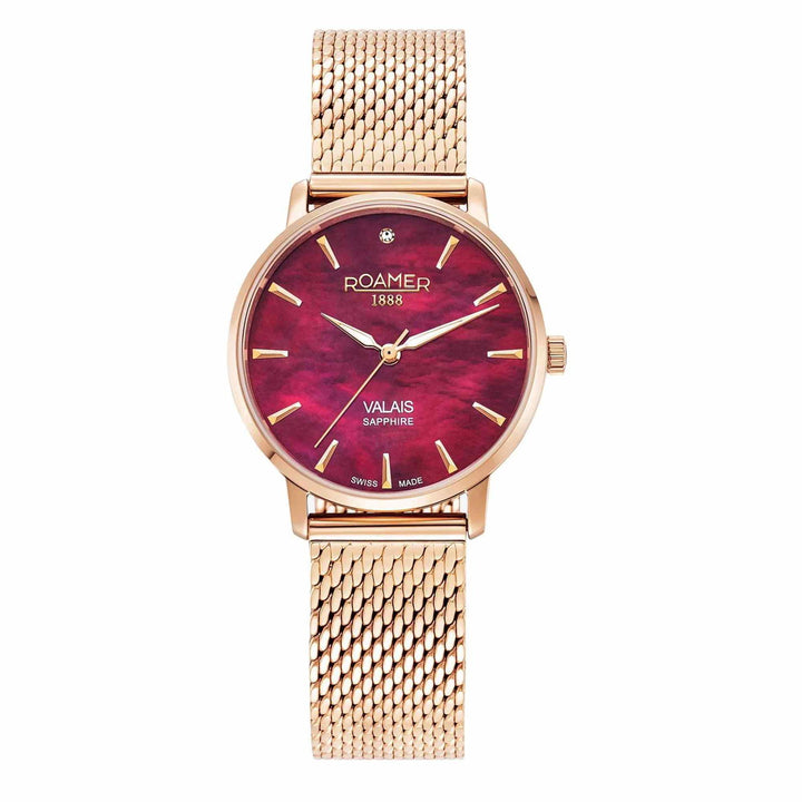Roamer 989847 46 60 05 Women's Valais Diamond Set Wristwatch - H S Johnson