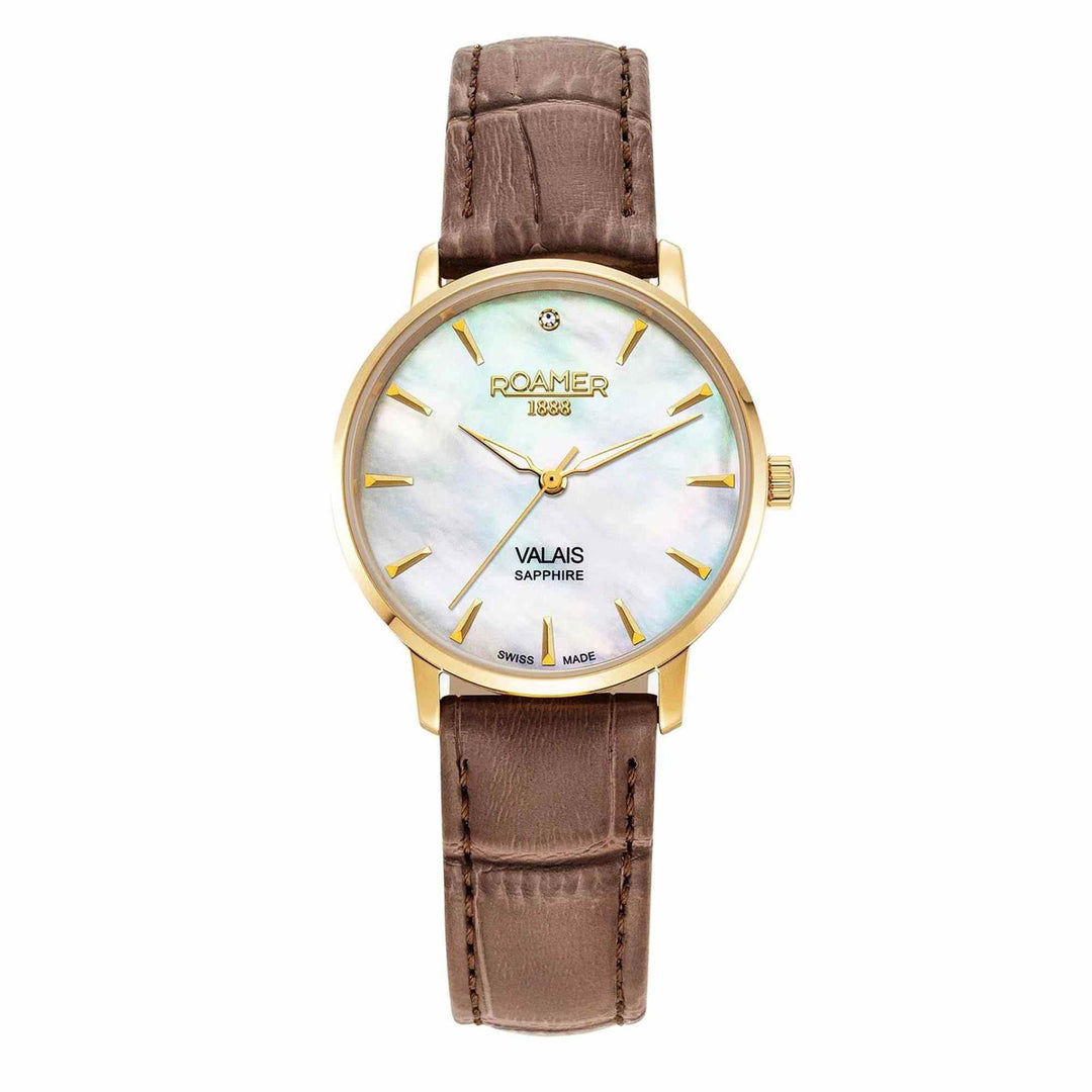 Roamer 989847 48 10 05 Women's Valais Diamond Set Wristwatch - H S Johnson