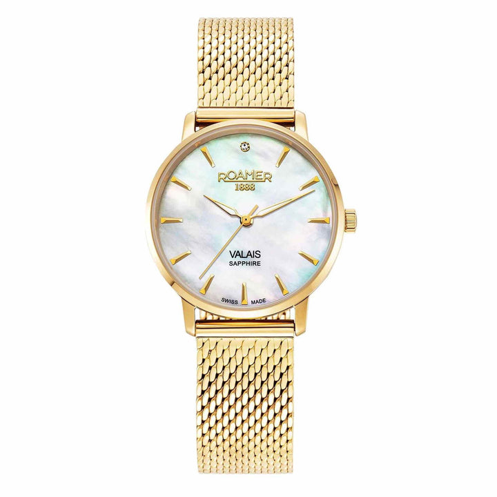 Roamer 989847 48 10 05 Women's Valais Diamond Set Wristwatch - H S Johnson