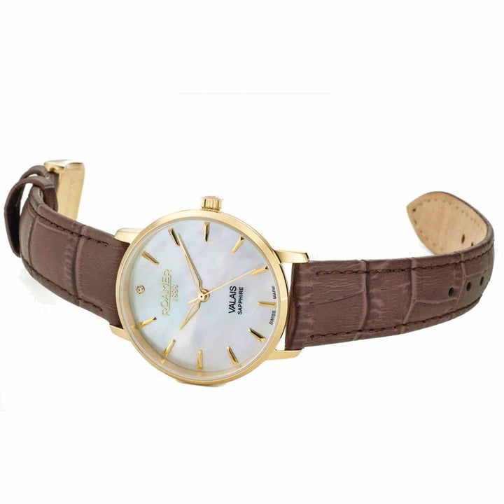 Roamer 989847 48 10 05 Women's Valais Diamond Set Wristwatch - H S Johnson