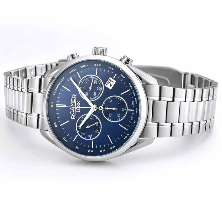 Roamer 993819 41 45 20 Men's Pro Chronograph Wristwatch - H S Johnson