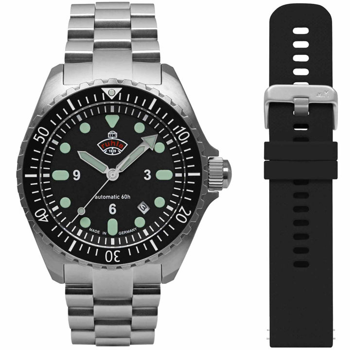 Ruhla 4960M5-set Men's NVA Kommando Minentaucher Wristwatch - H S Johnson