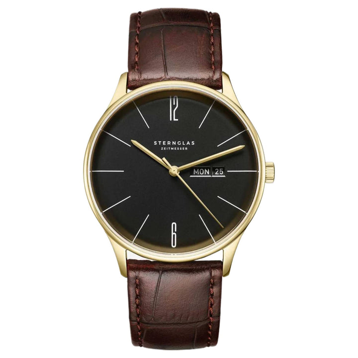 Sternglas S01-BE04-HE01 Men's Berlin Brown Leather Watch