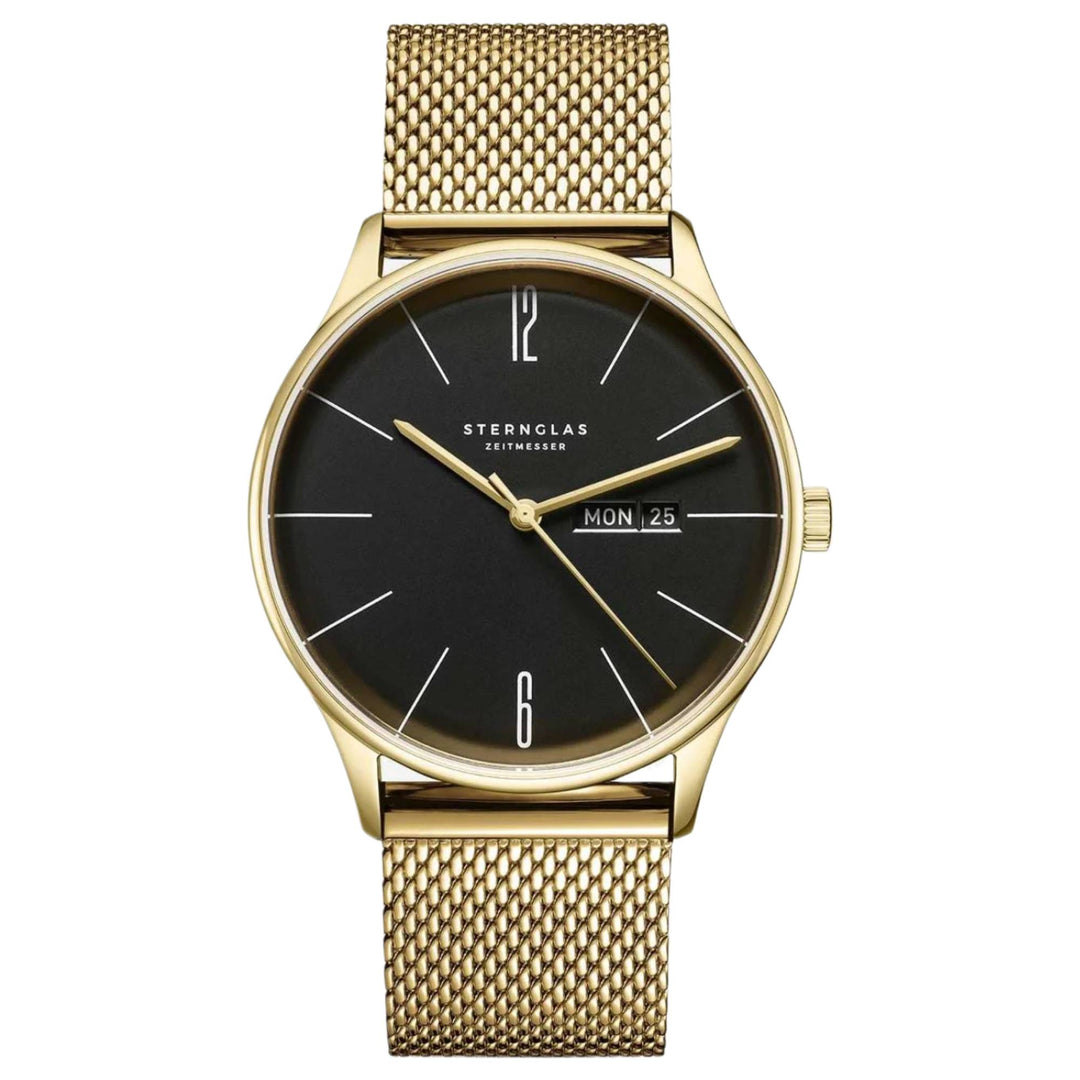 Sternglas S01-BE04-MI05 Men's Berlin Gold Mesh Watch