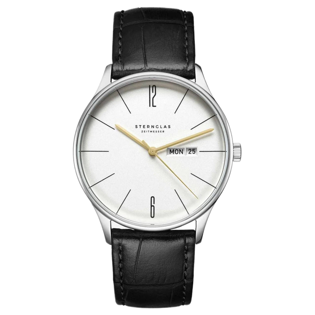 Sternglas S01-BE10-HE04 Men's Berlin Black Leather Watch