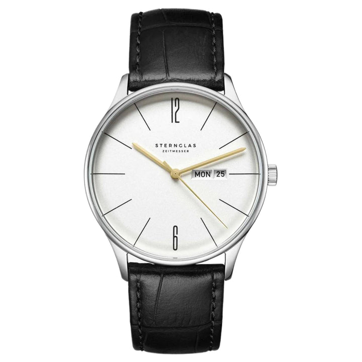 Sternglas S01-BE10-HE04 Men's Berlin Black Leather Watch