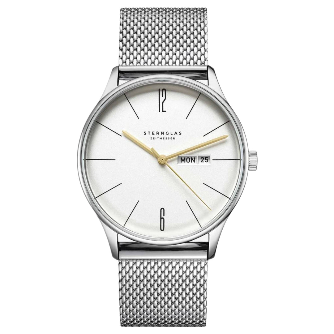 Sternglas S01-BE10-MI04 Men's Berlin Silver Mesh Watch