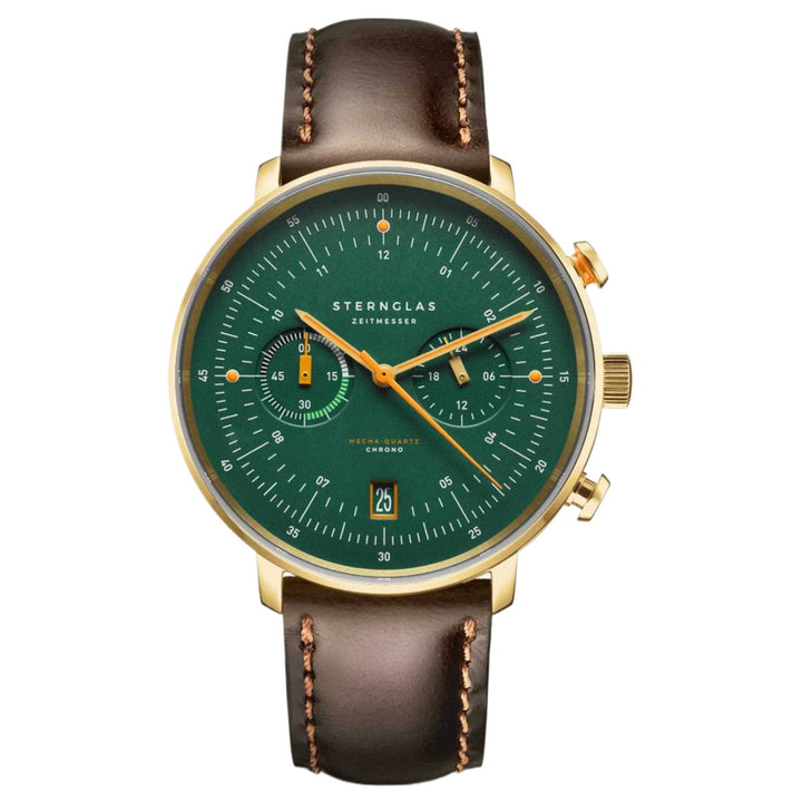Sternglas S01-HCV22-BR01 Men's Hamburg Chronograph Watch