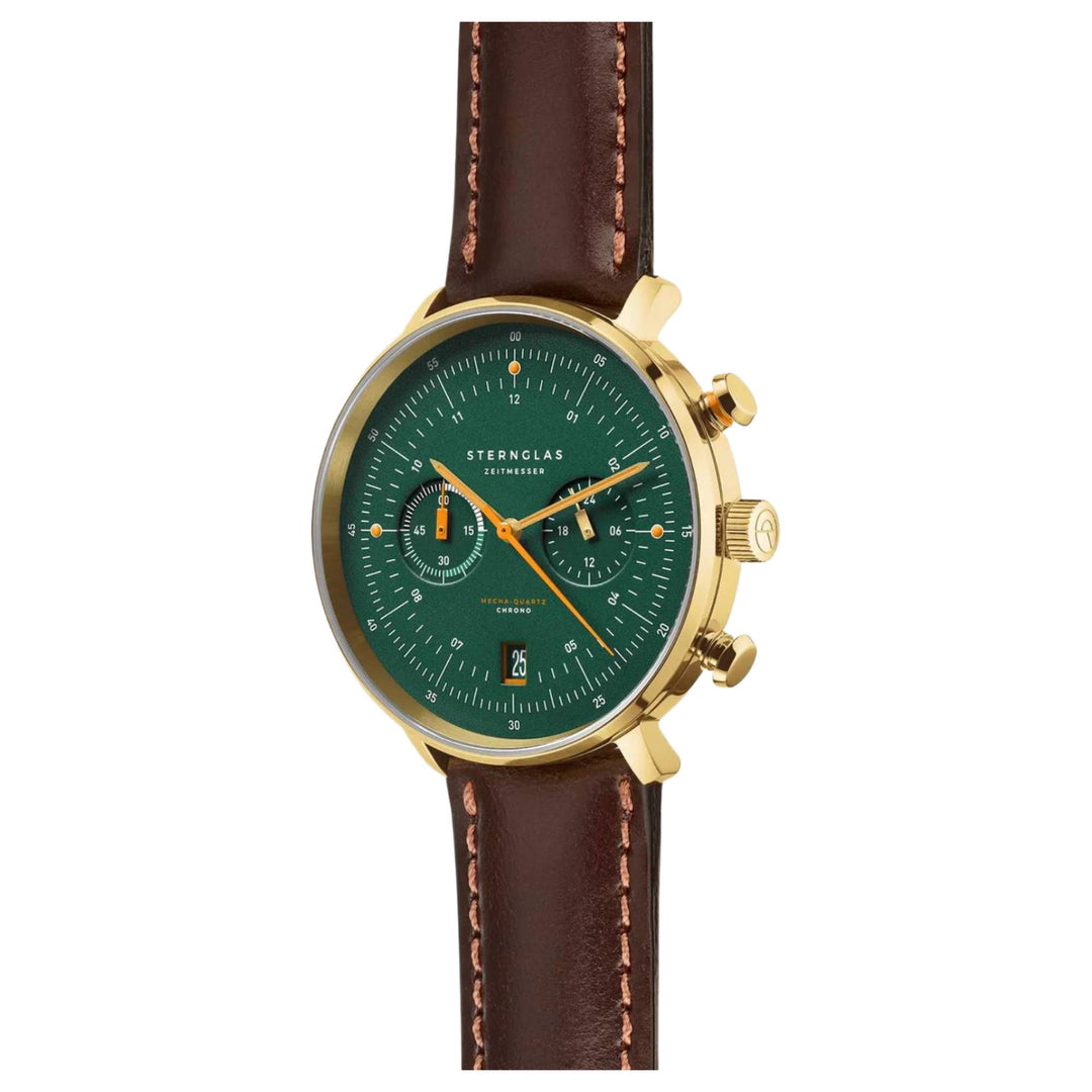 Sternglas S01-HCV22-BR01 Men's Hamburg Chronograph Watch