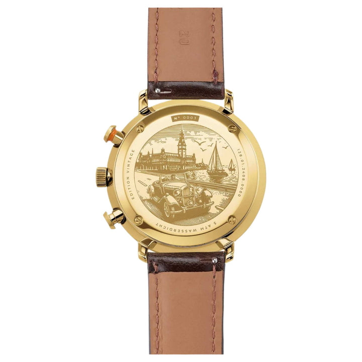 Sternglas S01-HCV22-BR01 Men's Hamburg Chronograph Watch