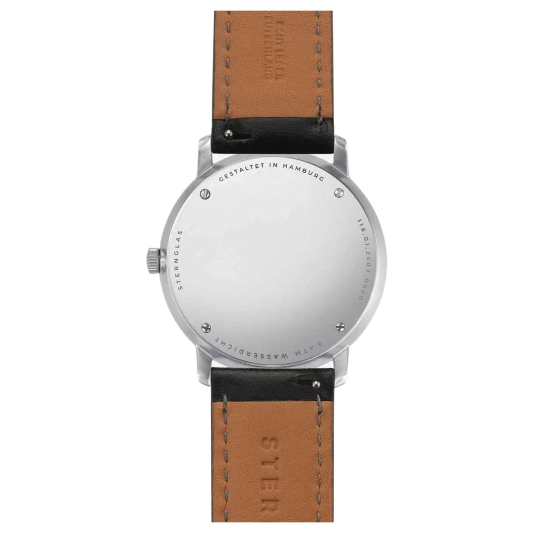 Sternglas S01-NAG26-BR02 Men's Naos Big Date Watch