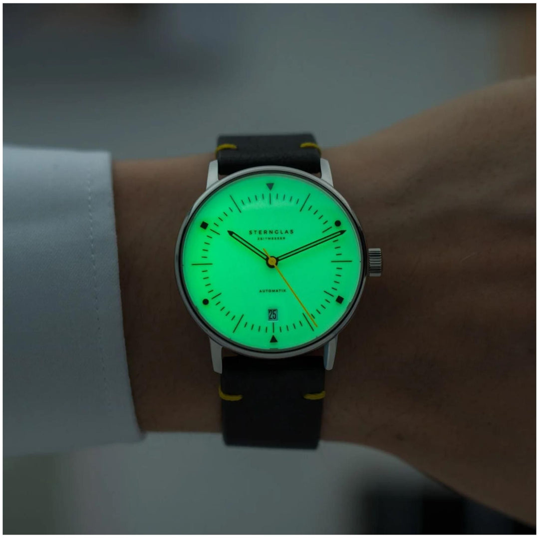 Sternglas S02-NAI23-VI22  Men's Naos Limited Edition Bauhaus X Watch