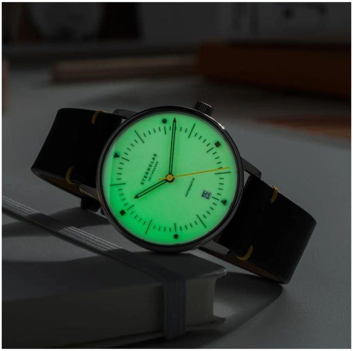 Sternglas S02-NAI23-VI22  Men's Naos Limited Edition Bauhaus X Watch