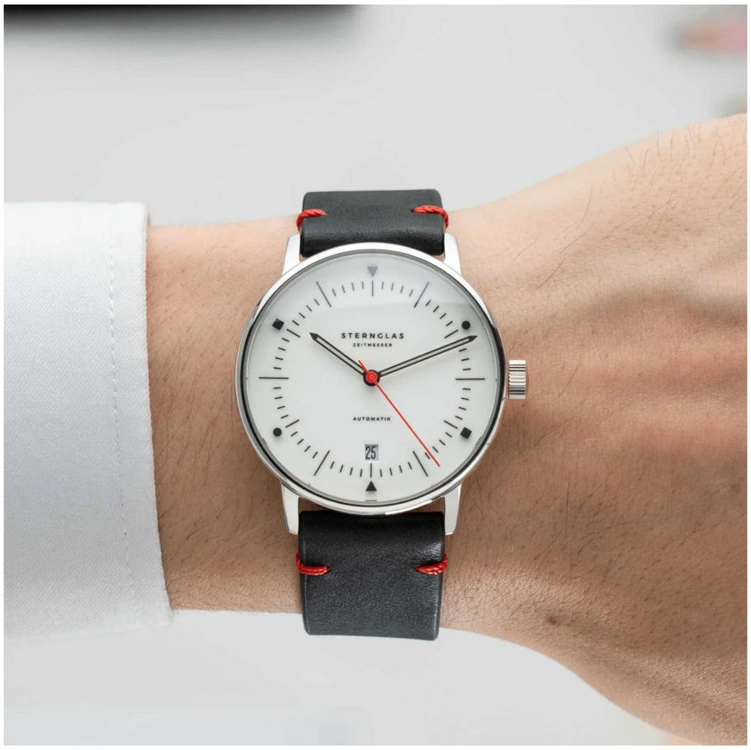 Sternglas S02-NAI24-VI29  Men's Naos Limited Edition Bauhaus X Watch