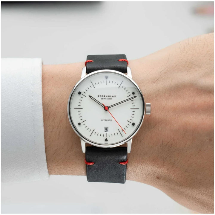 Sternglas S02-NAI24-VI29  Men's Naos Limited Edition Bauhaus X Watch