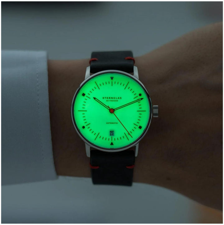 Sternglas S02-NAI24-VI29  Men's Naos Limited Edition Bauhaus X Watch