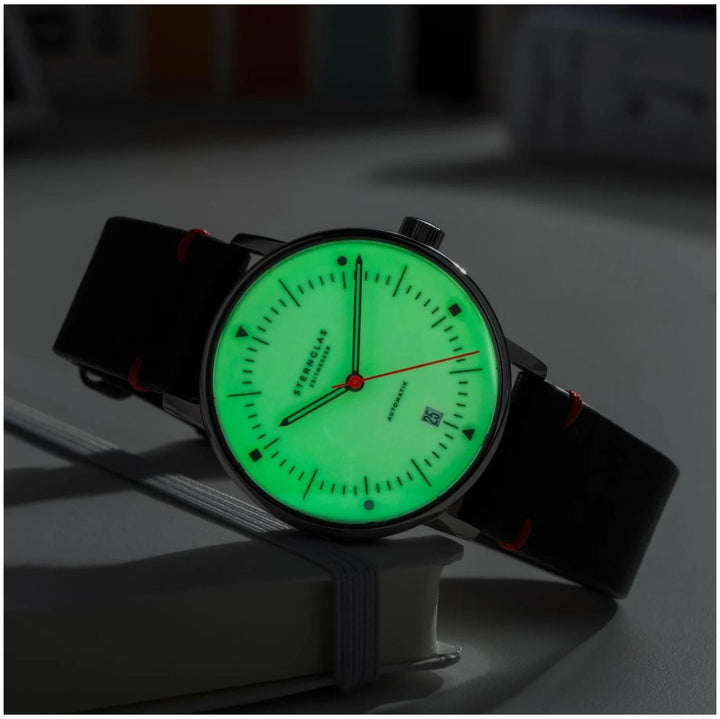 Sternglas S02-NAI24-VI29  Men's Naos Limited Edition Bauhaus X Watch