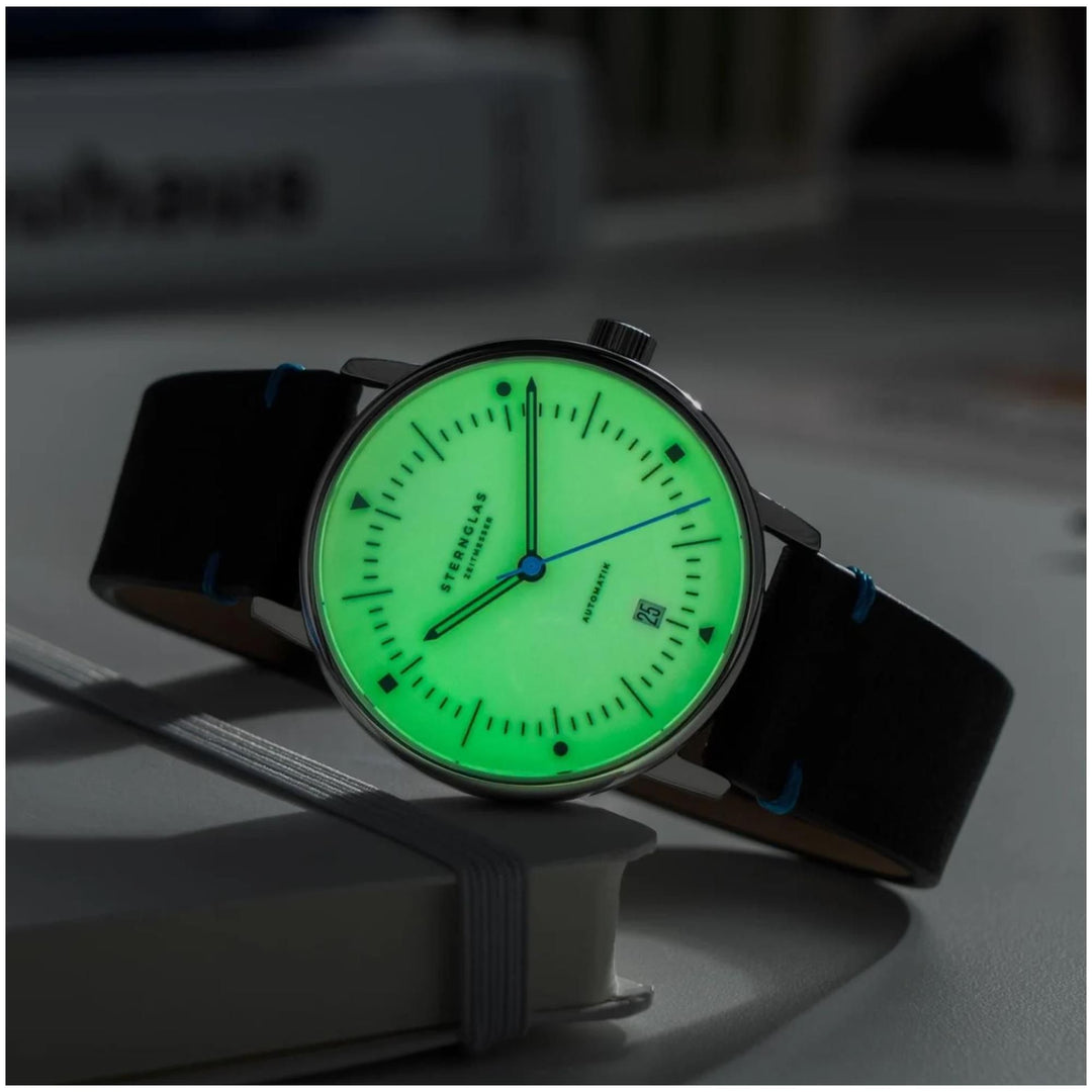Sternglas S02-NAI45-VI30  Men's Naos Limited Edition Bauhaus X Watch