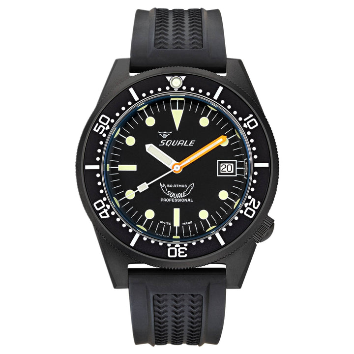 Squale 1521DLCBK.VO 500 Meter Swiss Automatic Dive Watch
