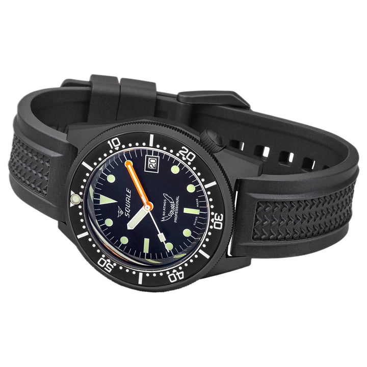 Squale 1521DLCBK.VO 500 Meter Swiss Automatic Dive Watch